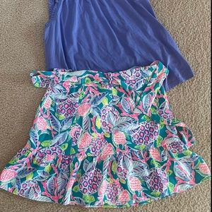 NWT Lilly Pulitzer Debbie Skirt size 10 - Maldives green turtle wave